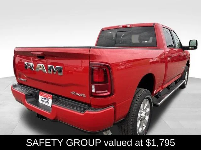 New 2026 Flame Red Clear-Coat Exterior Paint RAM Laramie image 6