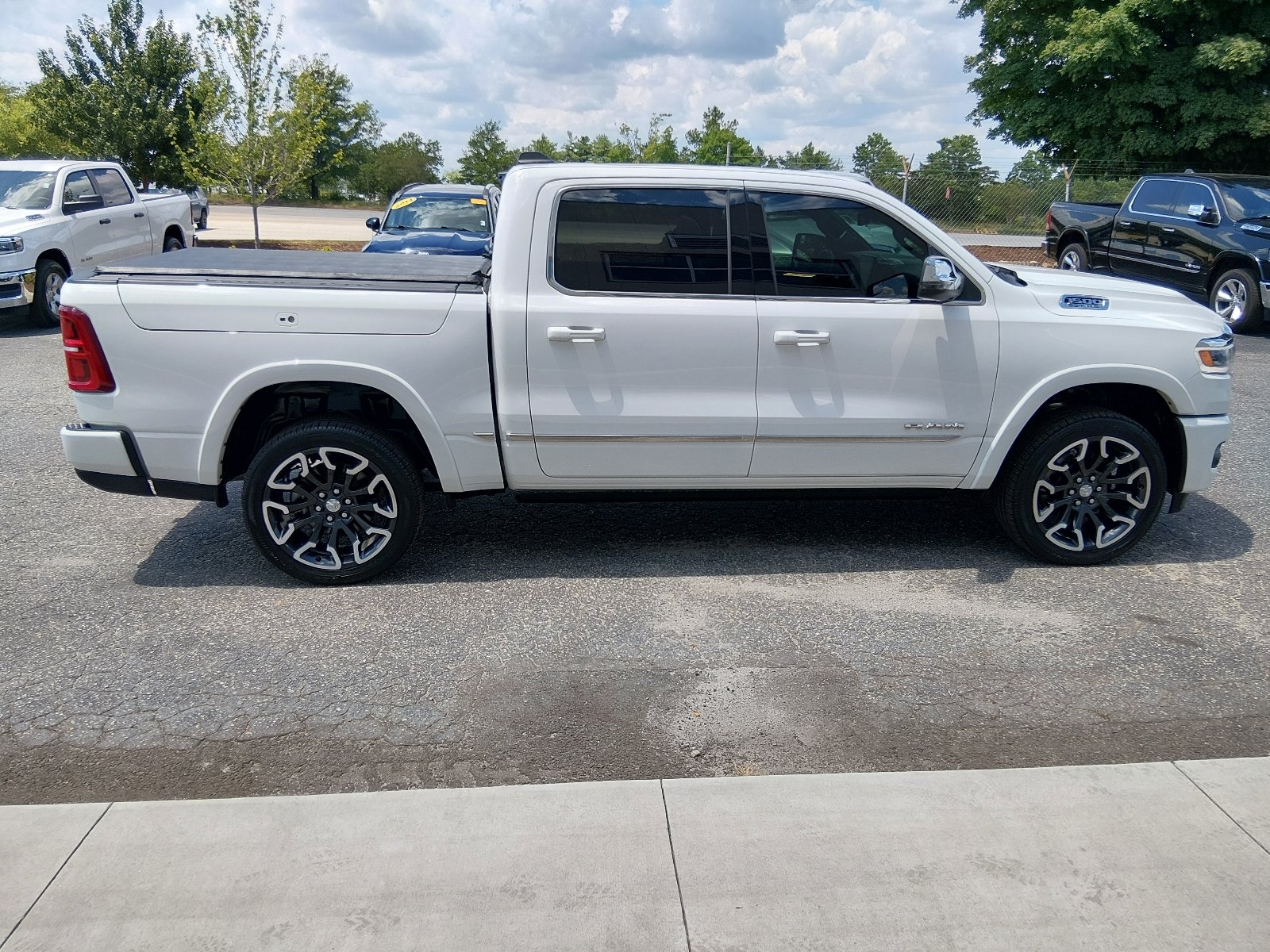 Used 2025 Bright White Clear Coat Ram Limited image 2