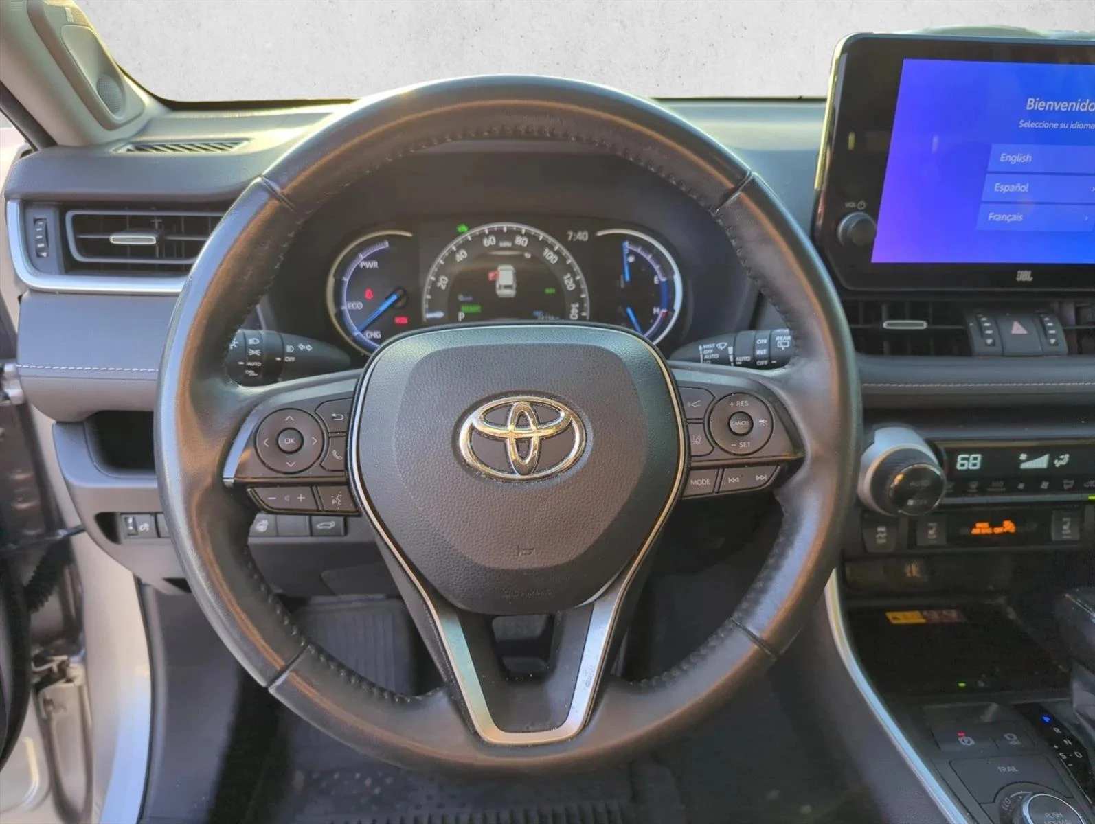 Used 2024 Silver Sky Metallic Toyota Hybrid XLE Premium image 12