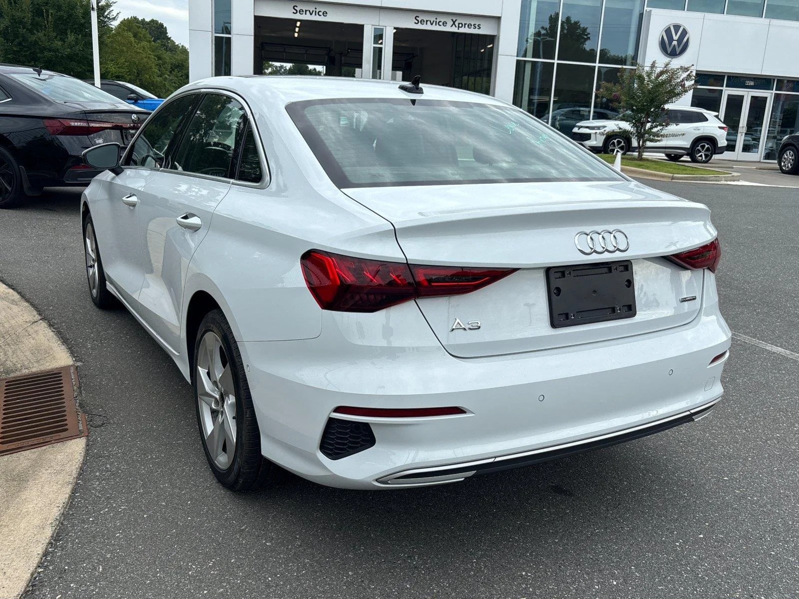 Used 2023 Glacier White Metallic Audi Premium Plus image 3
