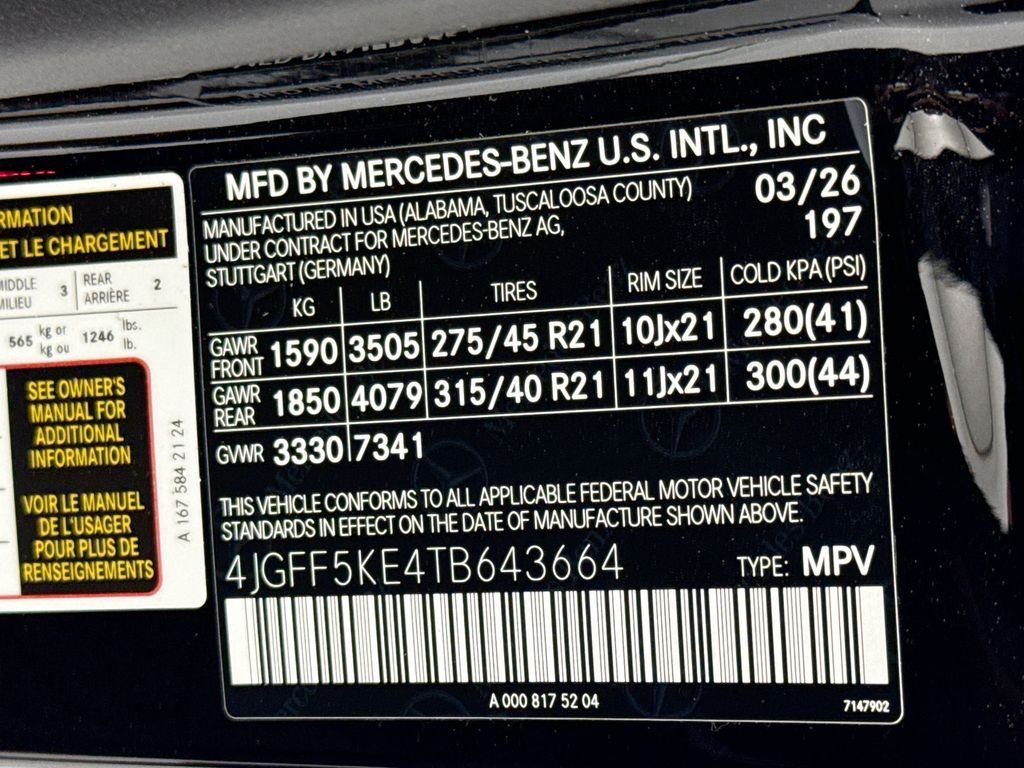 New 2026 Obsidian Black Metallic Mercedes-Benz GLS 450 image 36