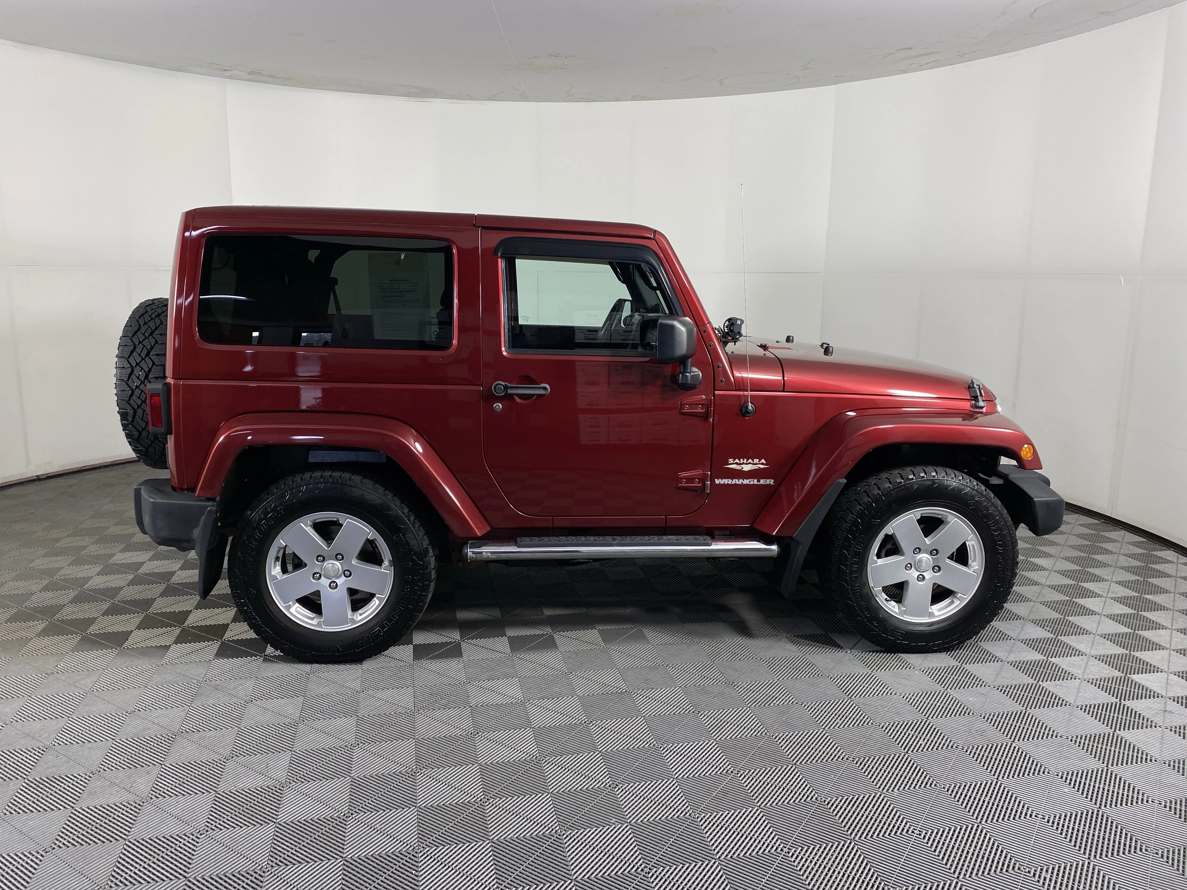 Used 2012 Deep Cherry Red Crystal Pearl Jeep Sahara image 5
