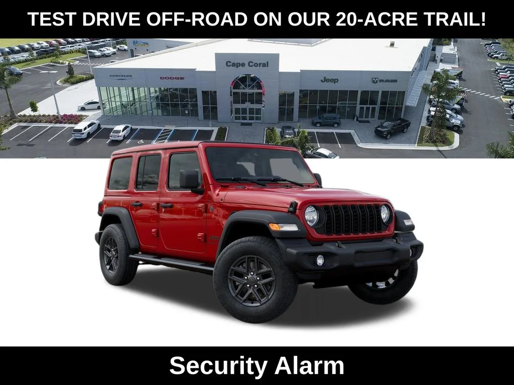 New 2026 Firecracker Red Clear-Coat Exterior Paint Jeep Sport S image 5