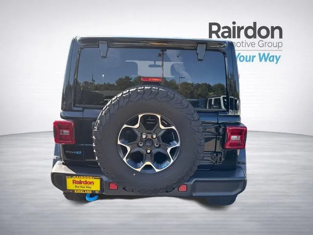 Used 2022 Black Clearcoat Jeep Unlimited Rubicon 4xe image 6