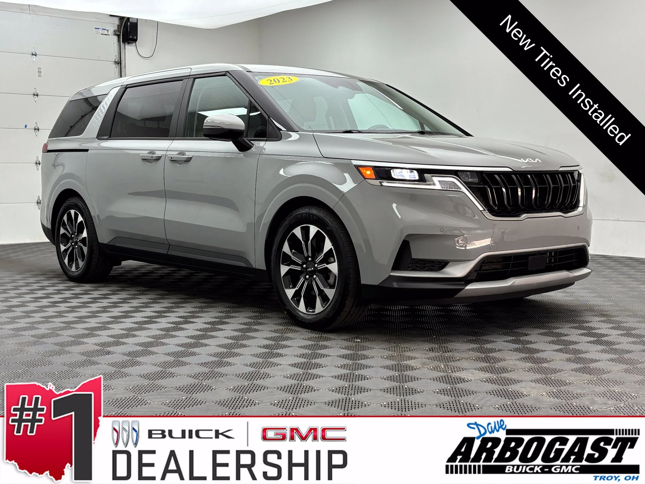 Used 2023 Ceramic Silver Kia EX image 1