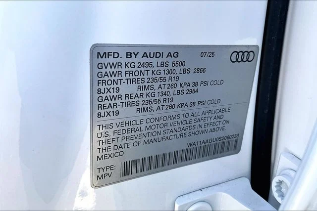 Used 2025 White Audi 2.0T Premium image 19