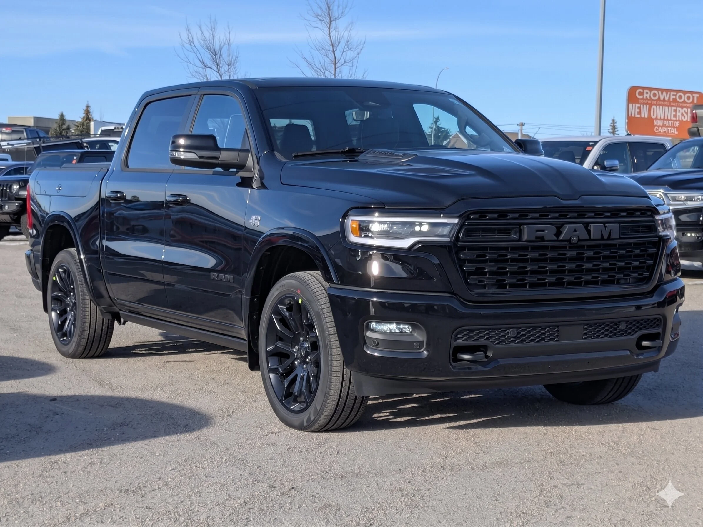 New 2026 Black RAM Limited - - 14.4 Display - Head-Up Display - Surround View Camera - Panoramic Sunroof & More image 2