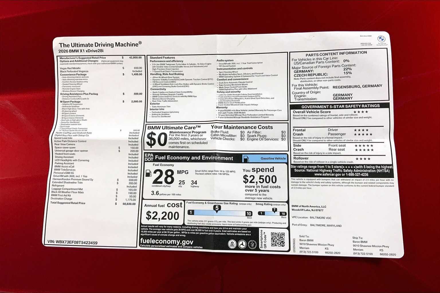2026 BMW X1 XDrive28i - Photo 22