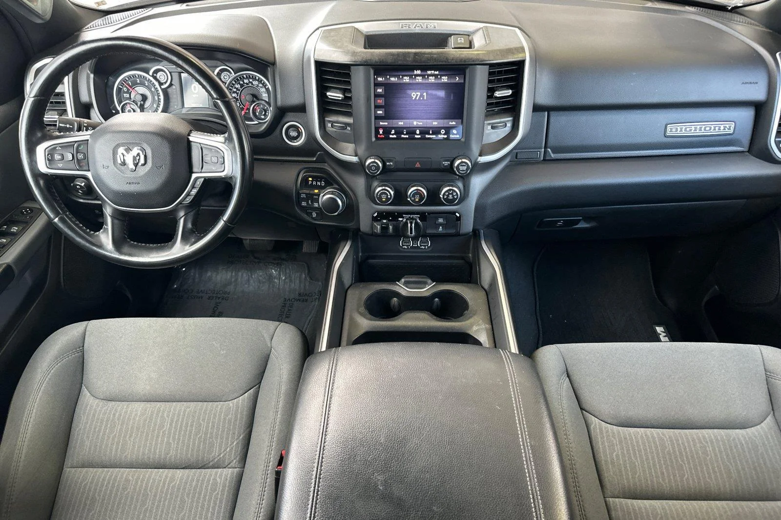 Used 2021 Bright White Clearcoat Ram Big Horn image 13