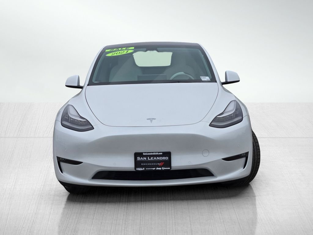 Used 2021 Tesla Model Y Long Range with VIN 5YJYGAEE1MF258401 for sale in San Leandro, CA