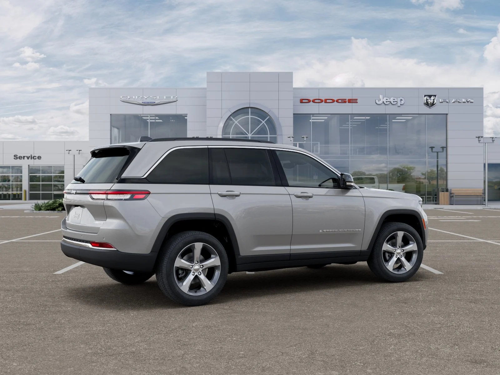 New 2026 Silver Zynith Exterior Paint Jeep Limited image 4