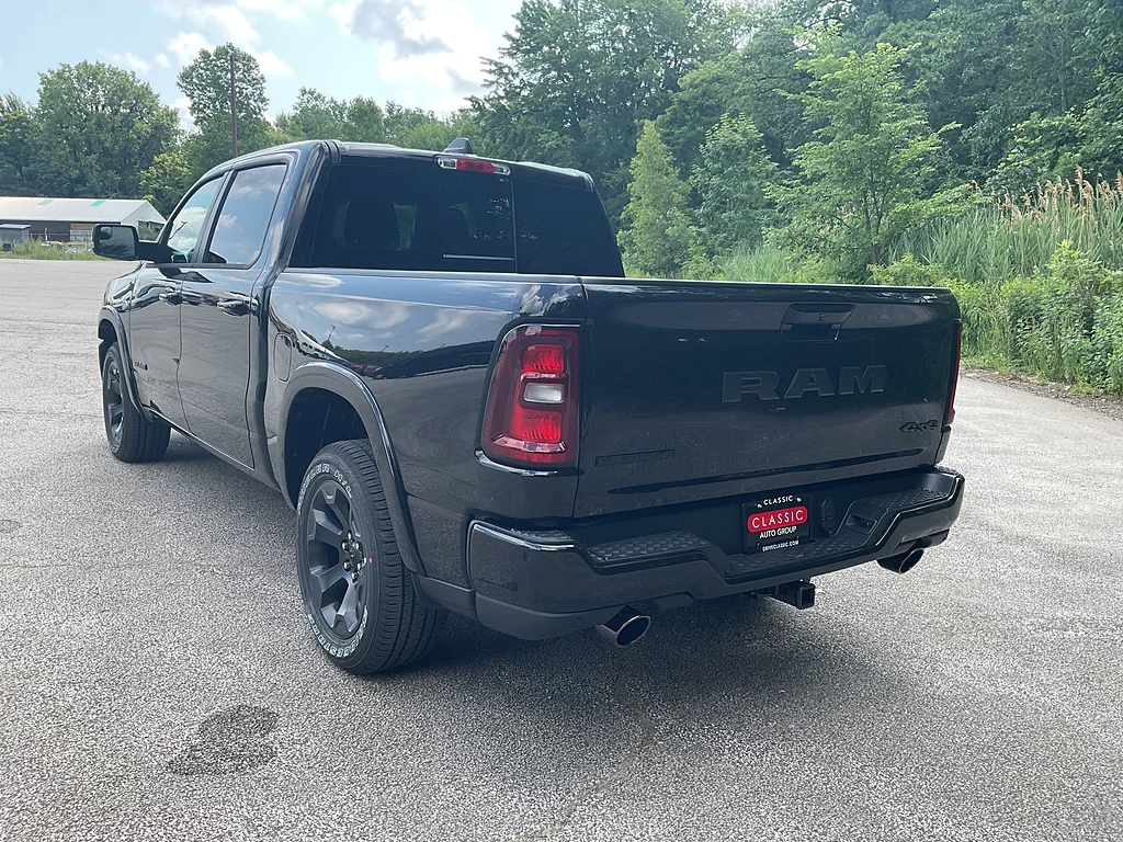 New 2026 Diamond Black Crystal Pearl Coat Ram Big Horn Crew Cab 4x4 5