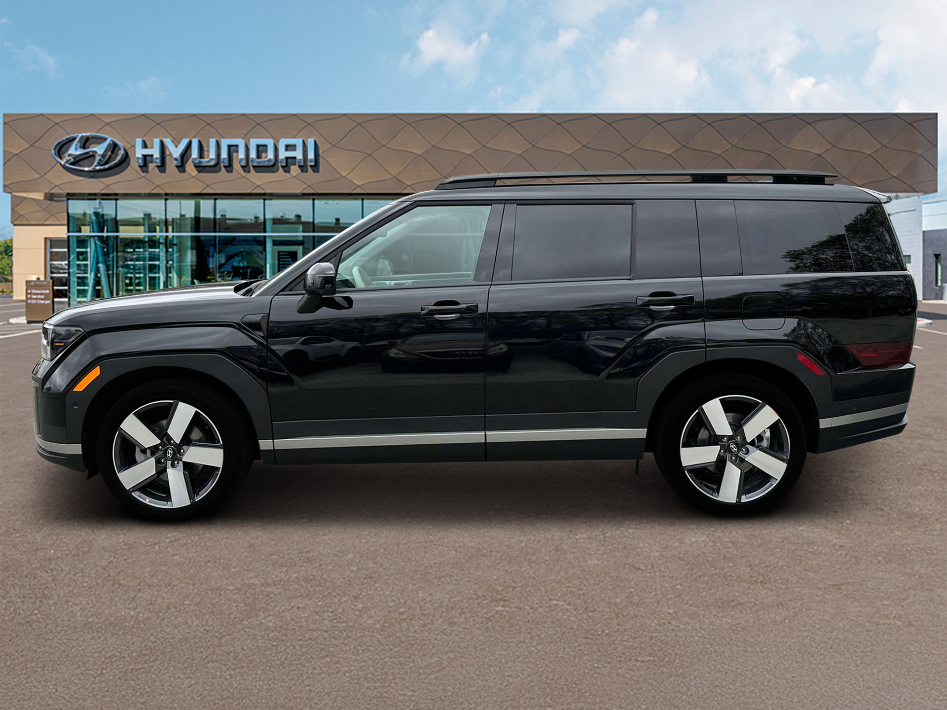 New 2024 Black Hyundai Limited AWD image 3