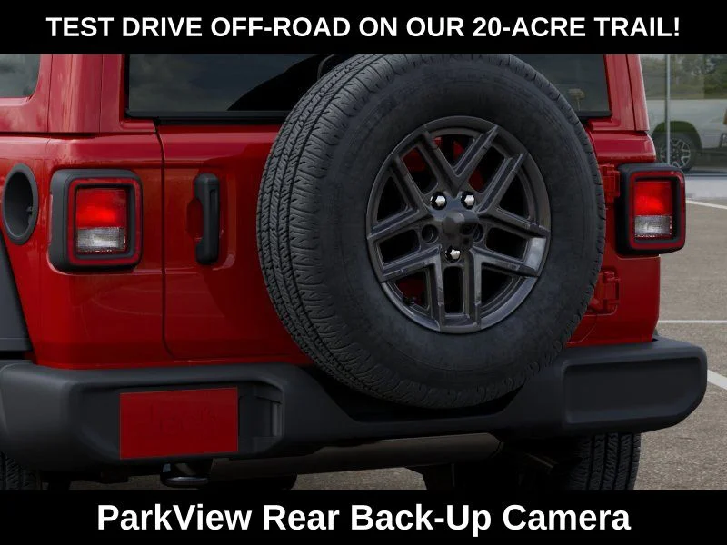 New 2026 Firecracker Red Clear-Coat Exterior Paint Jeep Sport S image 14