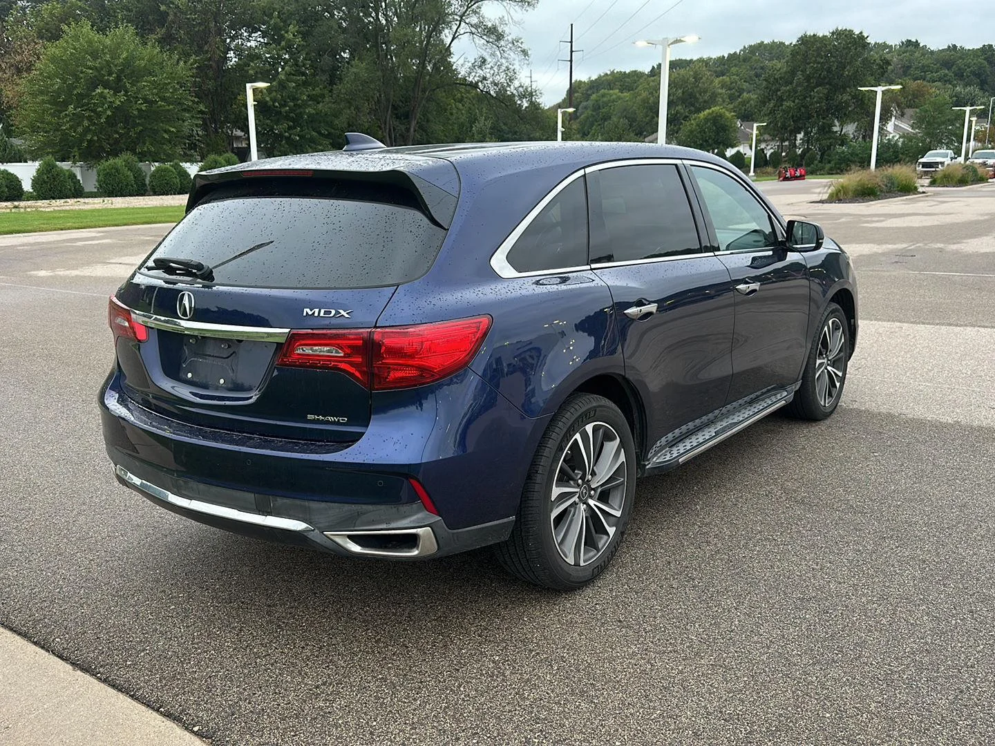 Used 2020 Fathom Blue Pearl Acura SH-AWD w/Tech image 3