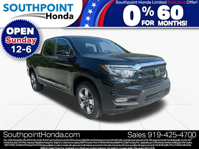 2026 Honda Ridgeline RTL