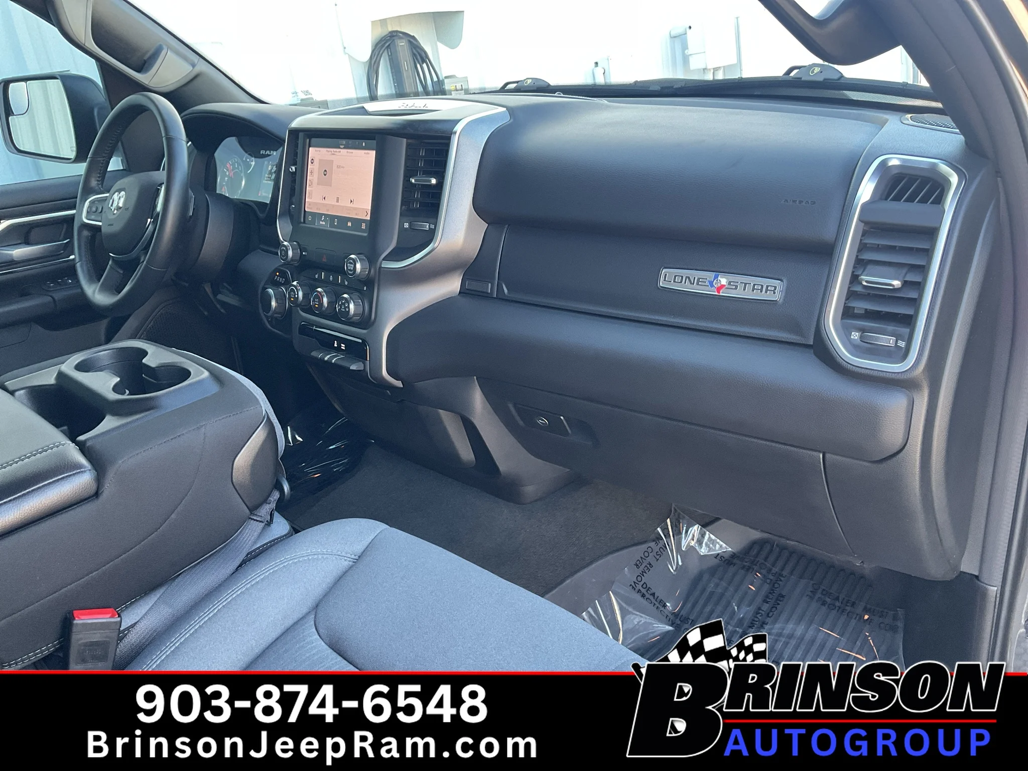 Used 2024 Granite Crystal Metallic Clearcoat Ram Lone Star image 22