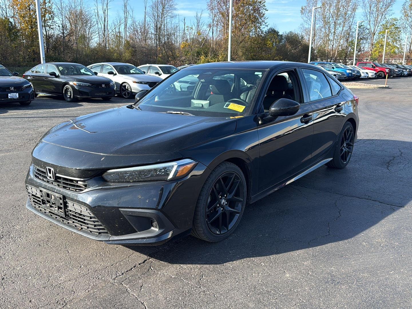 Used 2024 Crystal Black Pearl Honda Sport image 2
