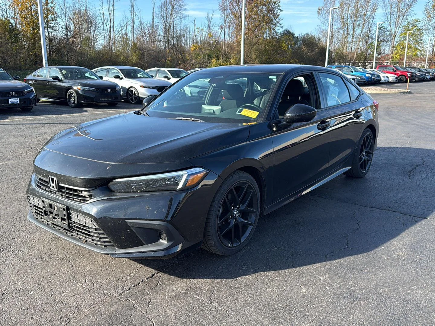 Used 2024 Crystal Black Pearl Honda Sport image 2