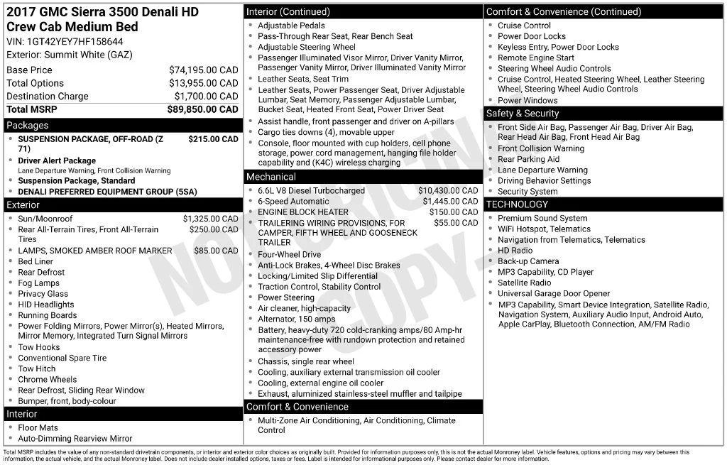 Used 2017 White GMC Denali image 2
