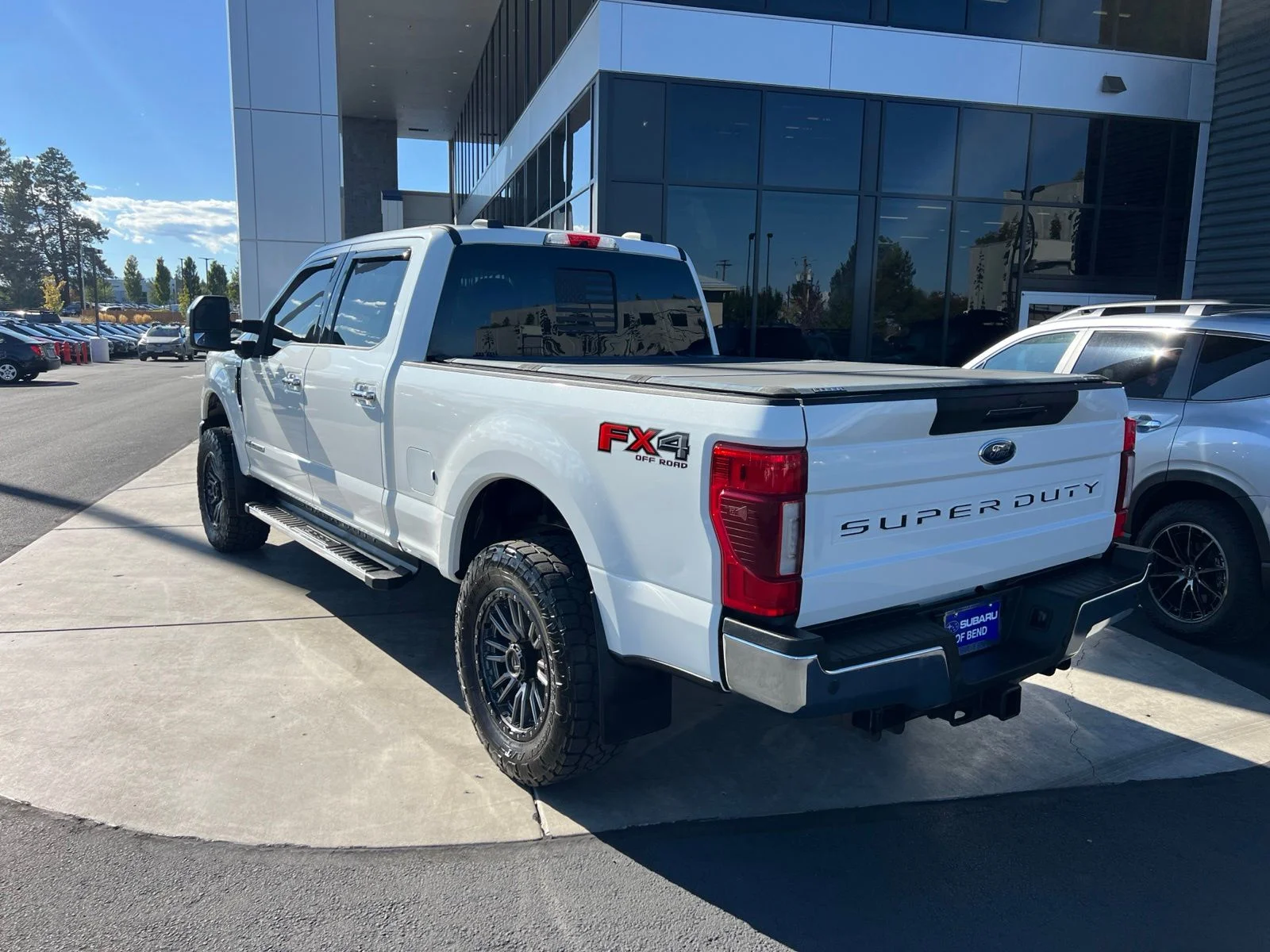 Used 2021 Star White Metallic Tri-Coat Ford Lariat image 7