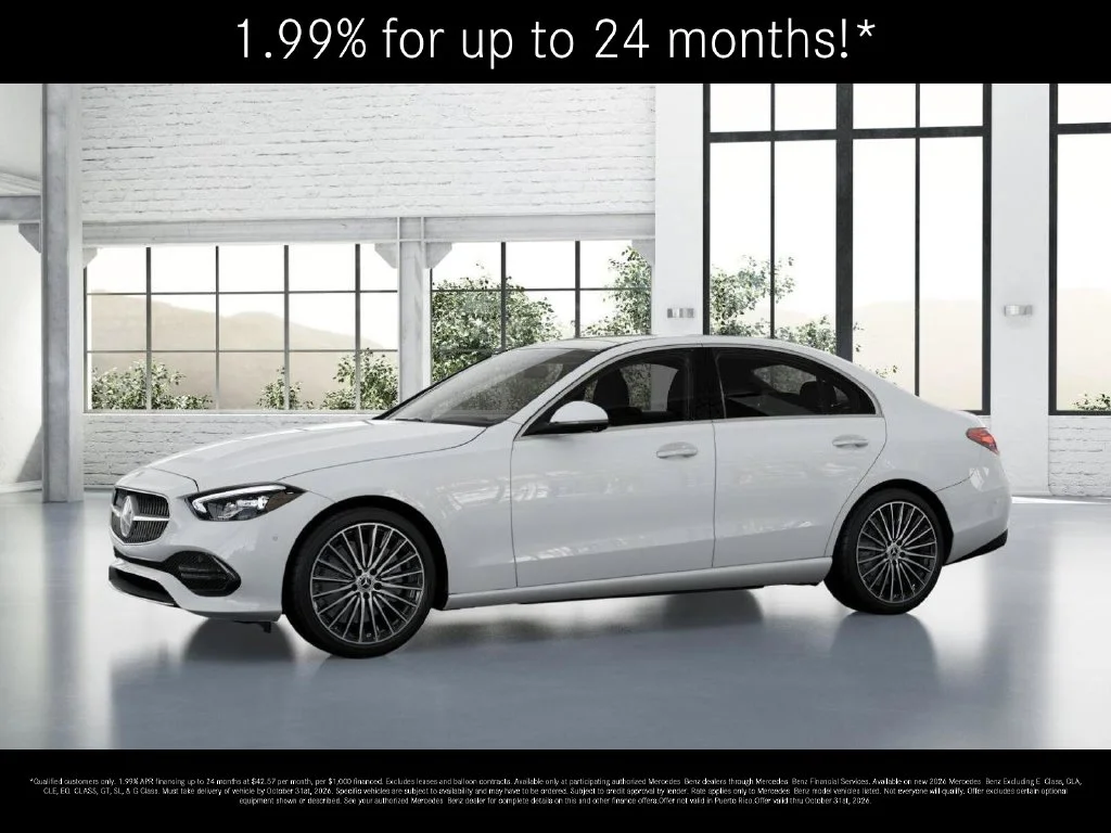 New 2026 Polar White Mercedes-Benz C 300 image 37