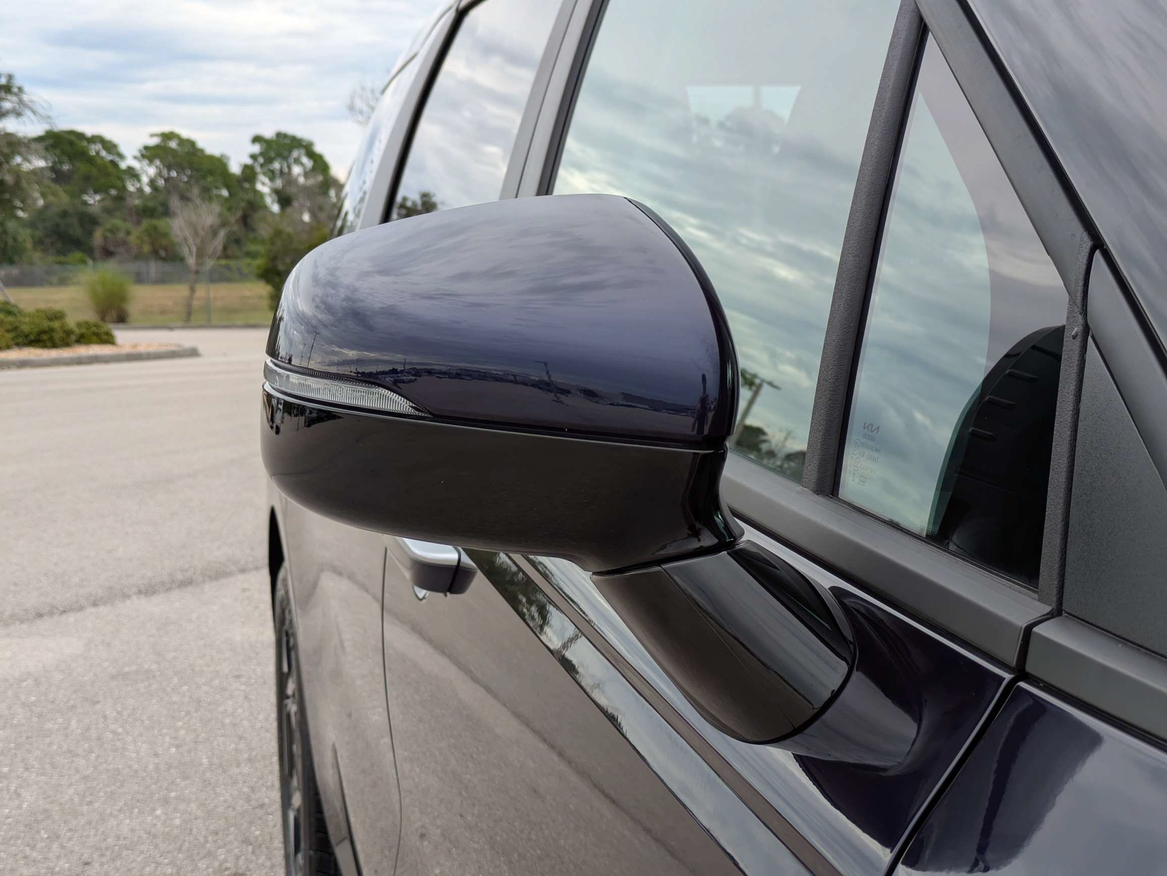 Used 2026 Deep Chroma Blue Kia EX image 12