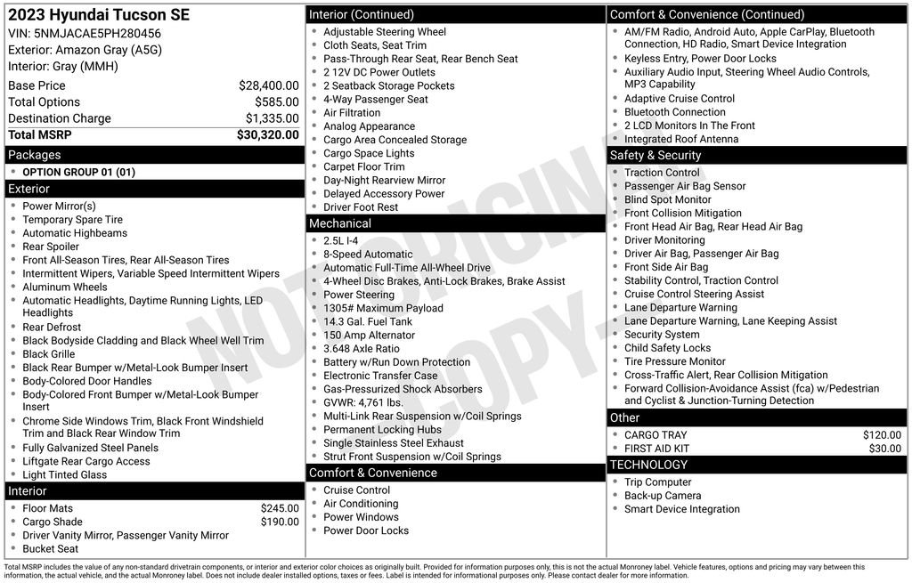 Certified Used 2023 Gray Hyundai SE image 28