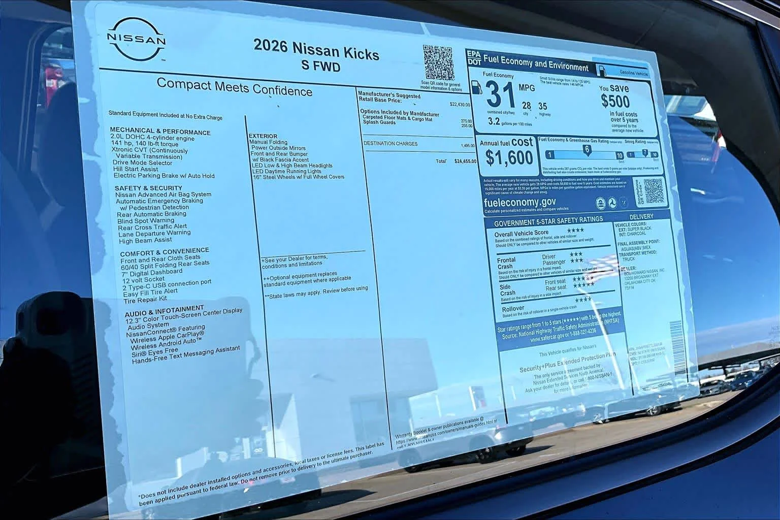 New 2026 Super Black Nissan S image 18