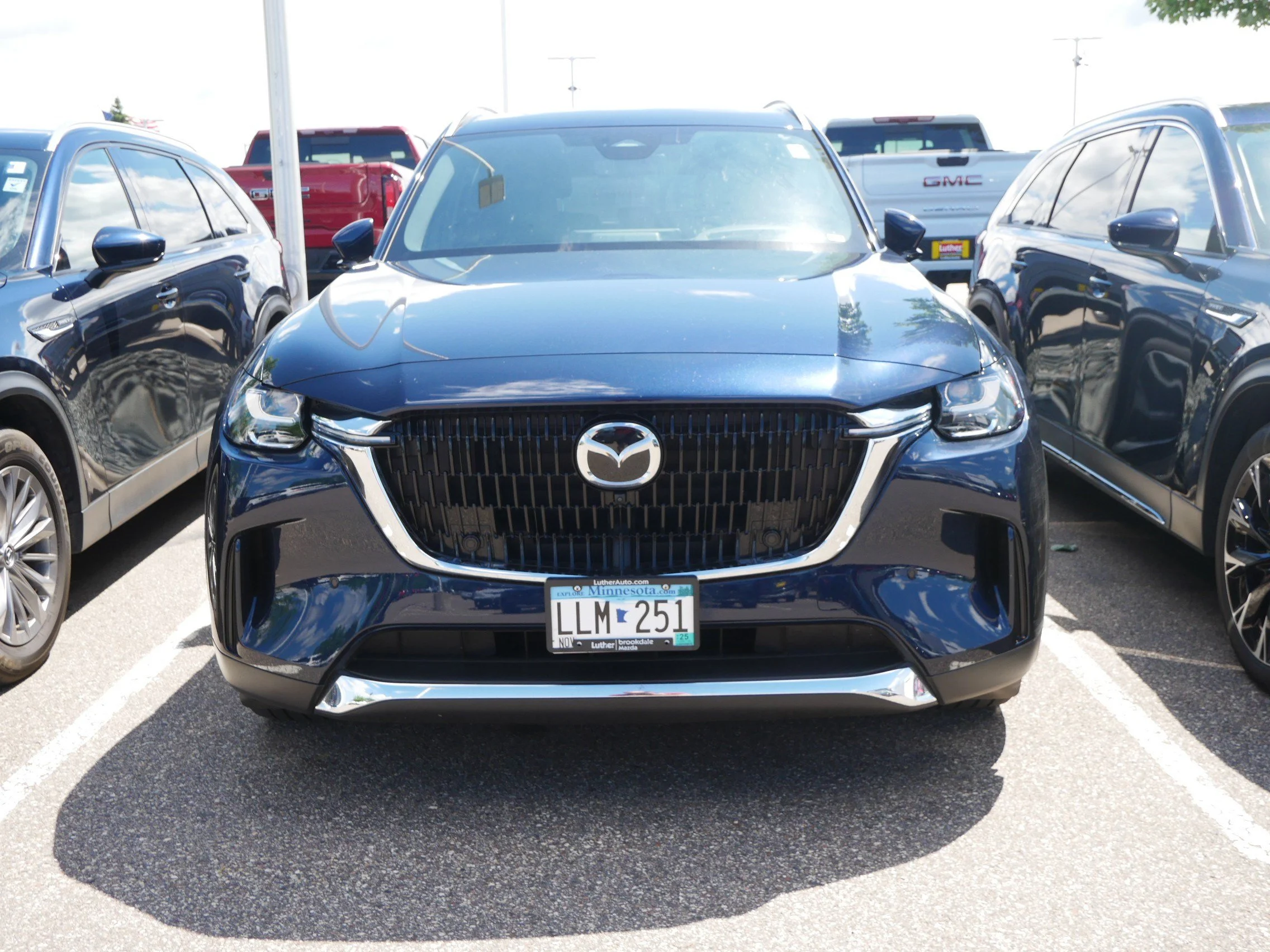 Used 2024 Mazda CX-90 Premium Plus Package with VIN JM3KKEHAXR1141038 for sale in Brooklyn Center, Minnesota