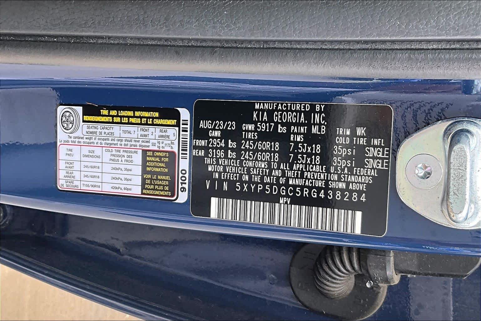 Used 2024 Midnight Lake Blue Kia SX Prestige X-Pro image 34