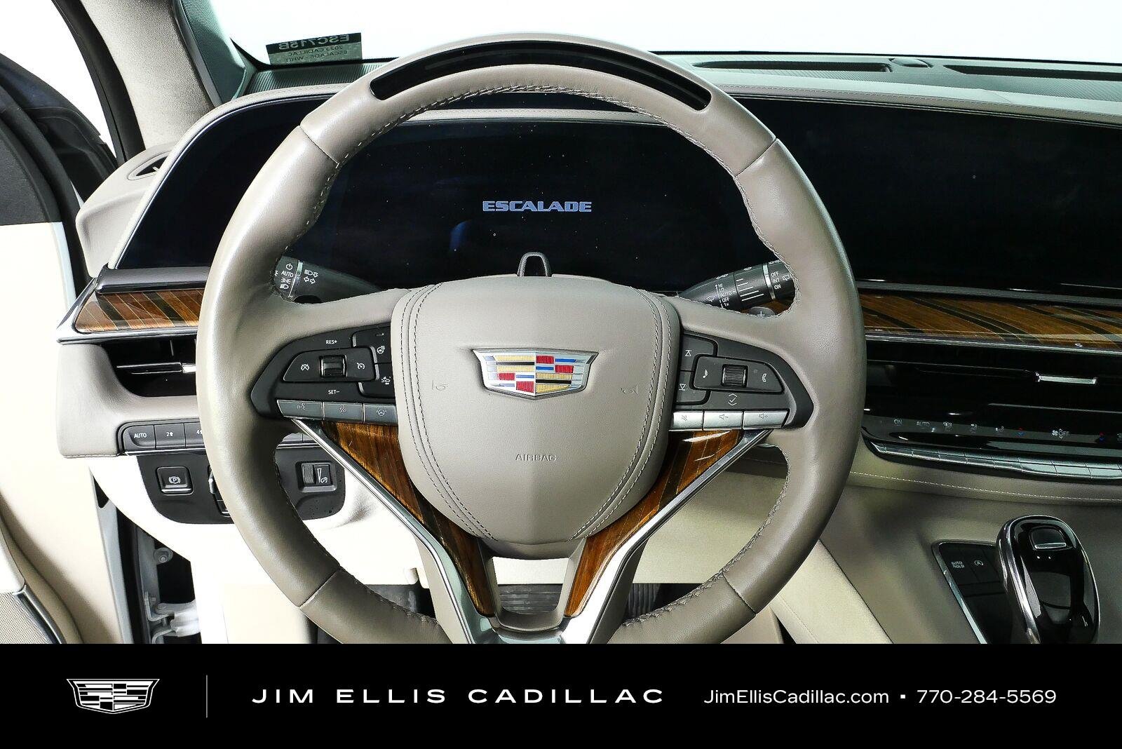 Used 2023 Crystal White Tricoat Cadillac 4WD Sport Platinum image 8