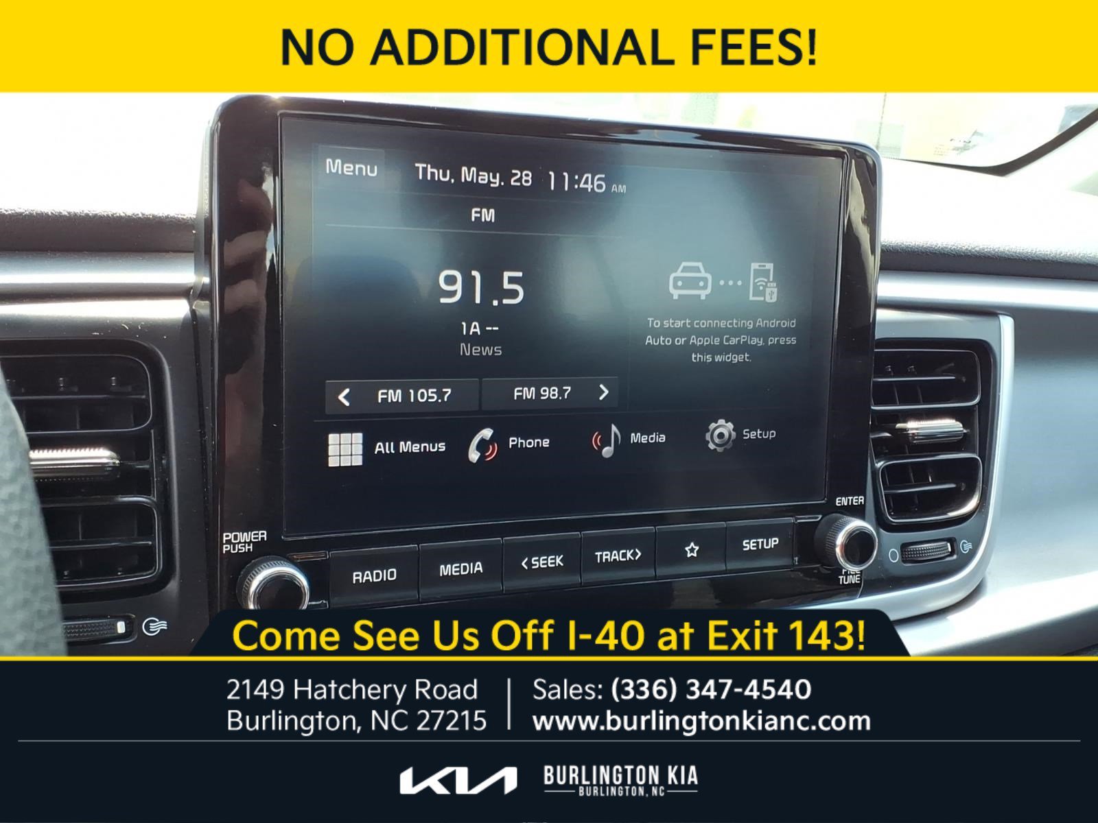 Used 2023 Clear White Kia LX image 9