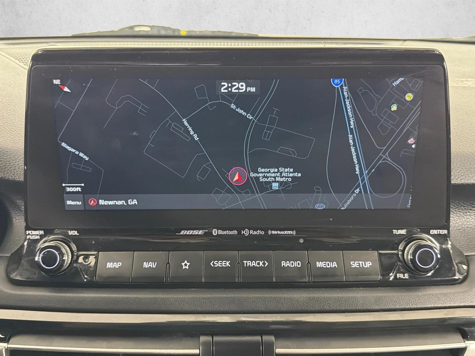 Used 2022 Dark Ocean Blue/Black Roof Kia SX image 2