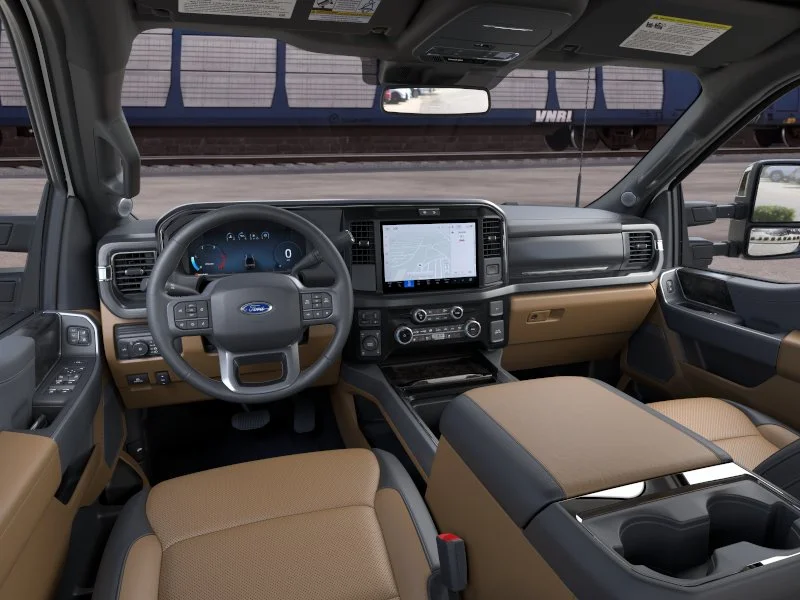 New 2026 Star White Metallic Tri-Coat Ford LARIAT image 9