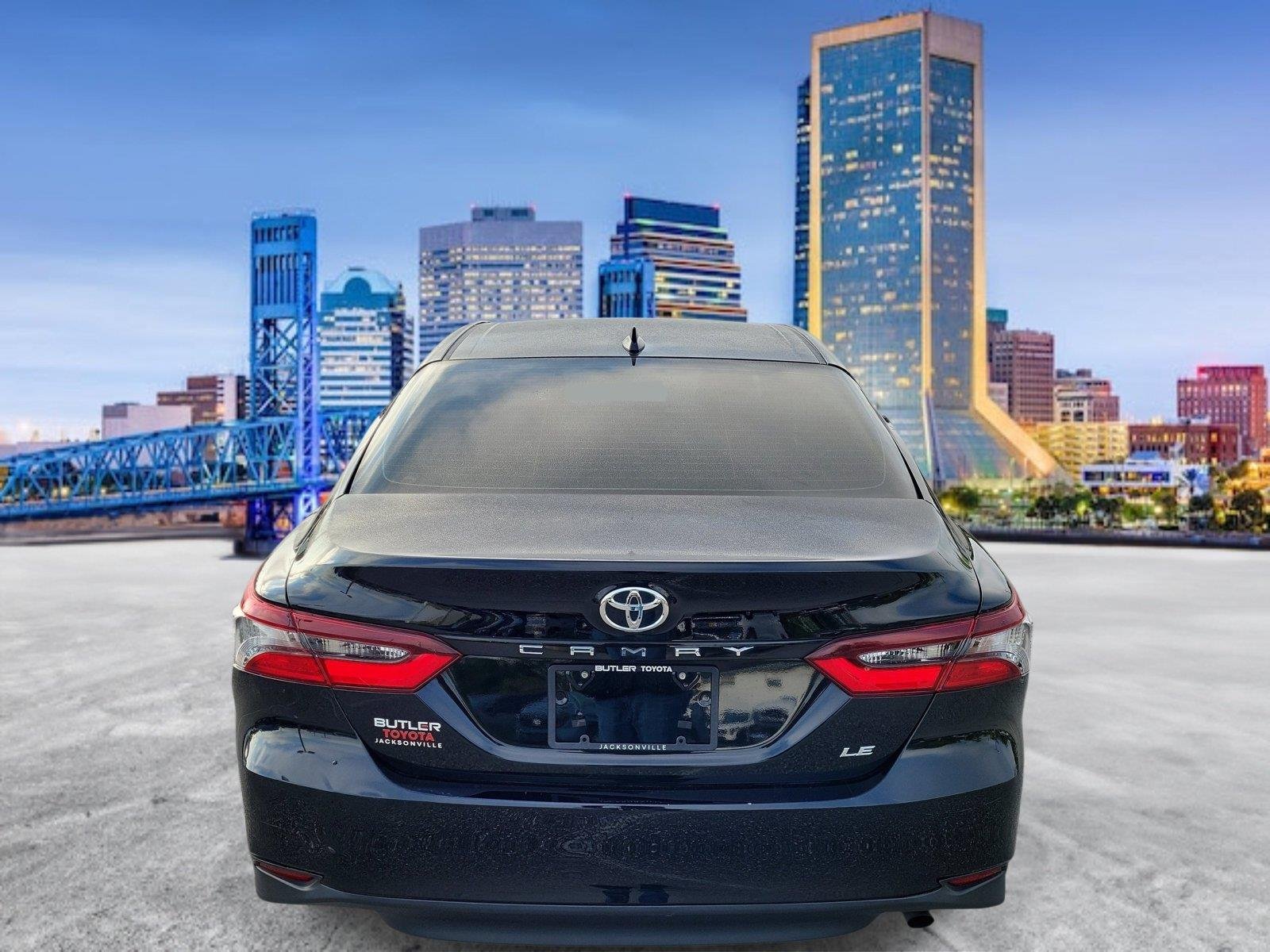 Used 2023 Midnight Black Metallic Toyota LE image 9