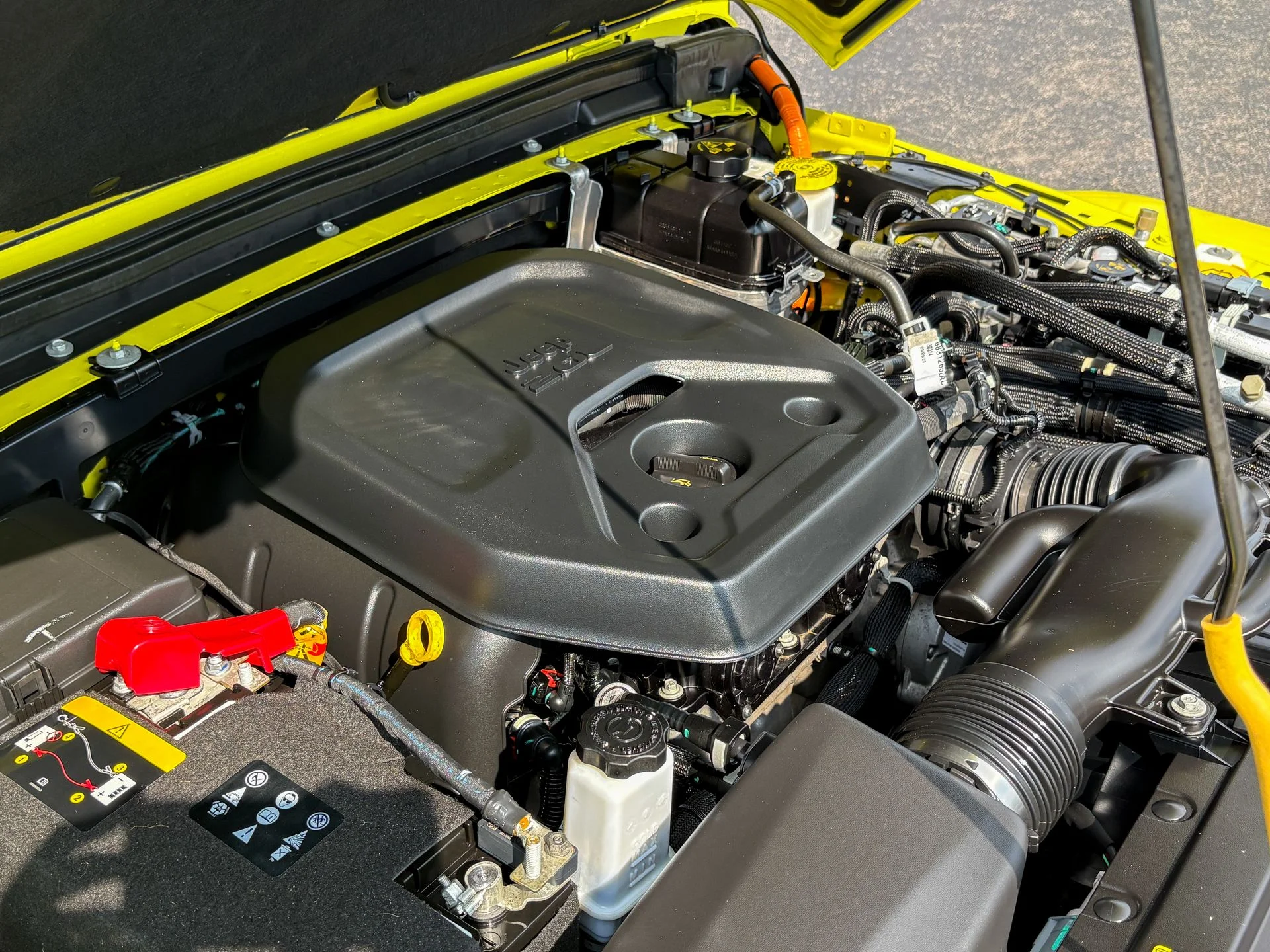 Used 2023 Yellow Jeep Sahara 4xe image 38
