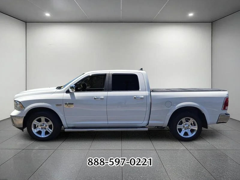 Used 2016 Bright White Clearcoat RAM LARAMIE LONGHORN image 2