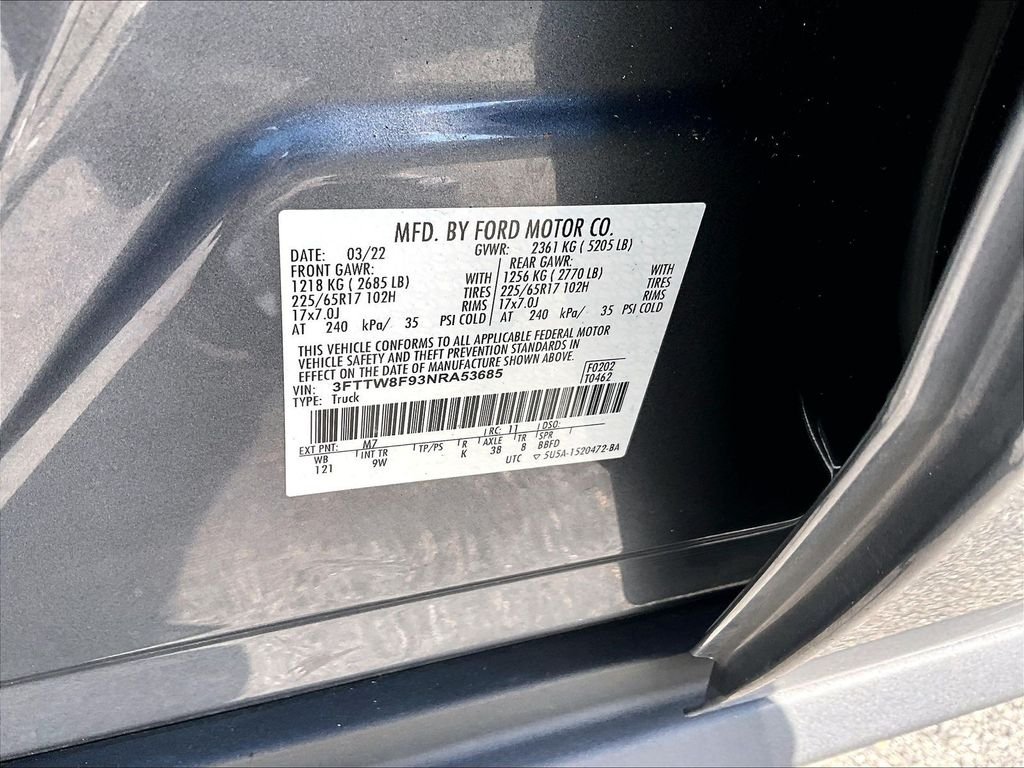 Used 2022 Gray Metallic Ford XL image 32