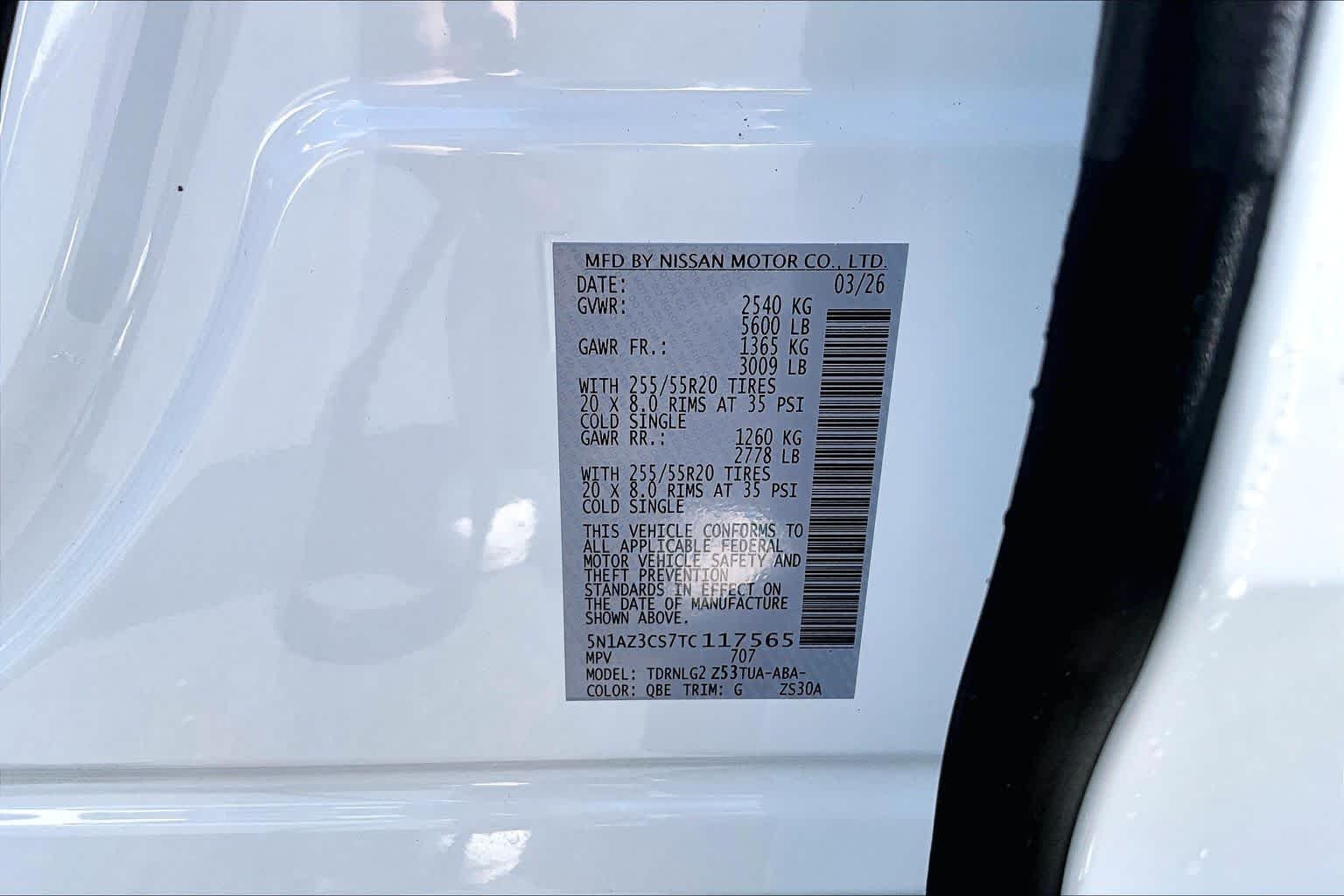 New 2026 Everest White Pearl Tricoat Nissan SL image 22