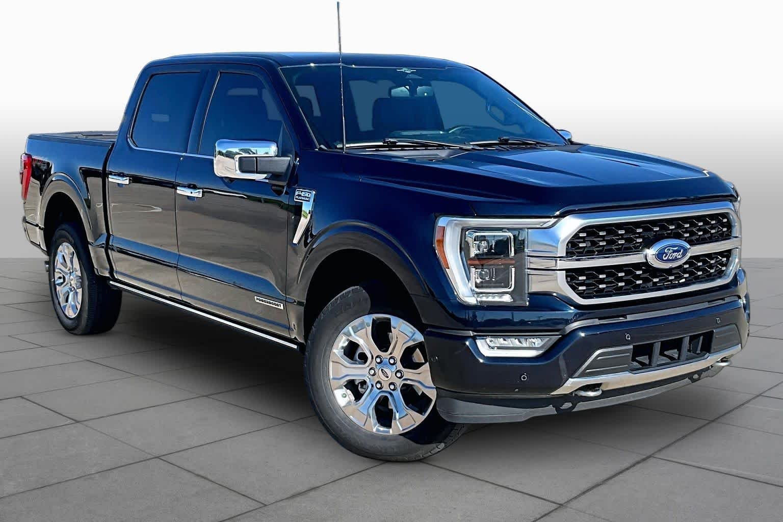 Used 2023 Antimatter Blue Metallic Ford Platinum image 3