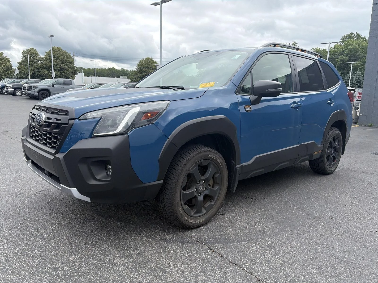 Used 2024 Geyser Blue Subaru Wilderness image 3