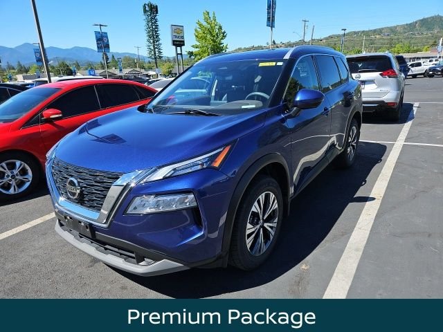 Certified Used 2021 Blue Nissan SV image 5