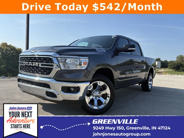 Pre-Owned 2022 Ram 1500 Big Horn Four Wheel Drive Crew Cab