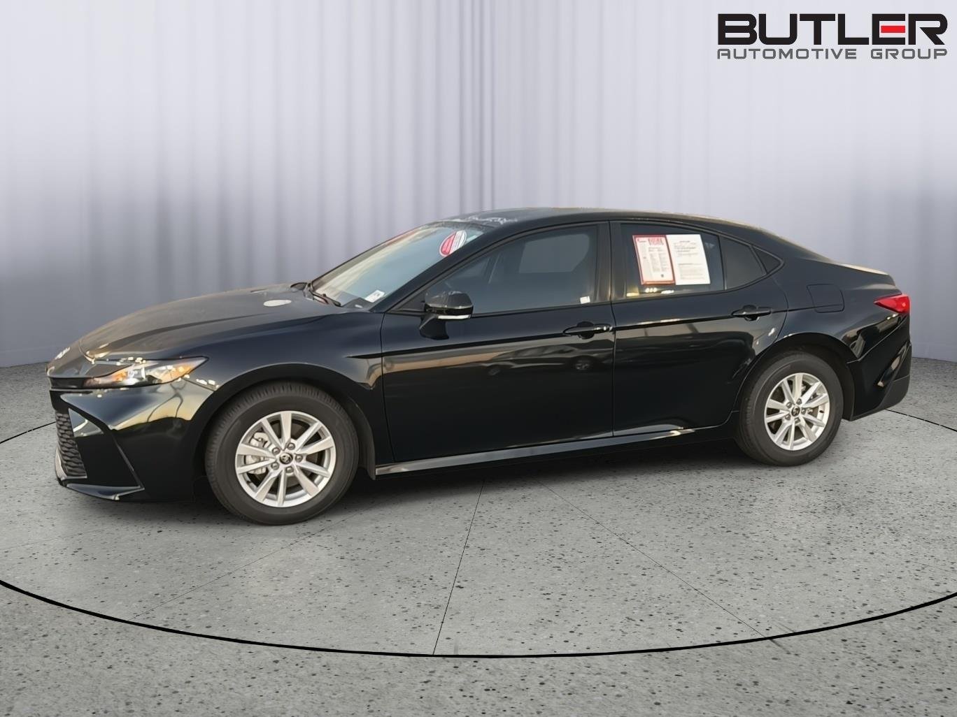 Certified Used 2025 Midnight Black Metallic Toyota LE image 3