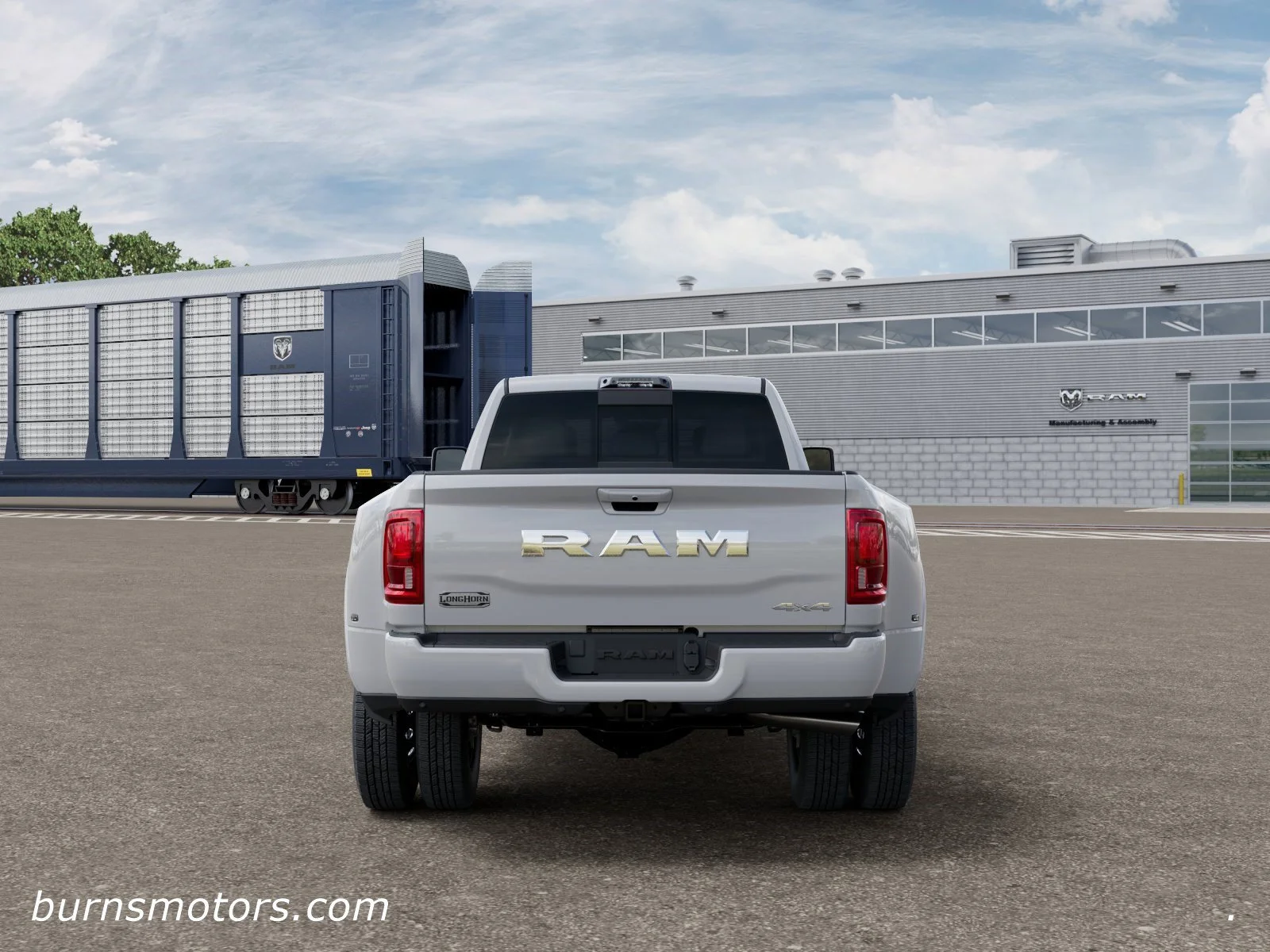 New 2026 Bright White Clear-Coat Exterior Paint RAM Longhorn Dually image 7