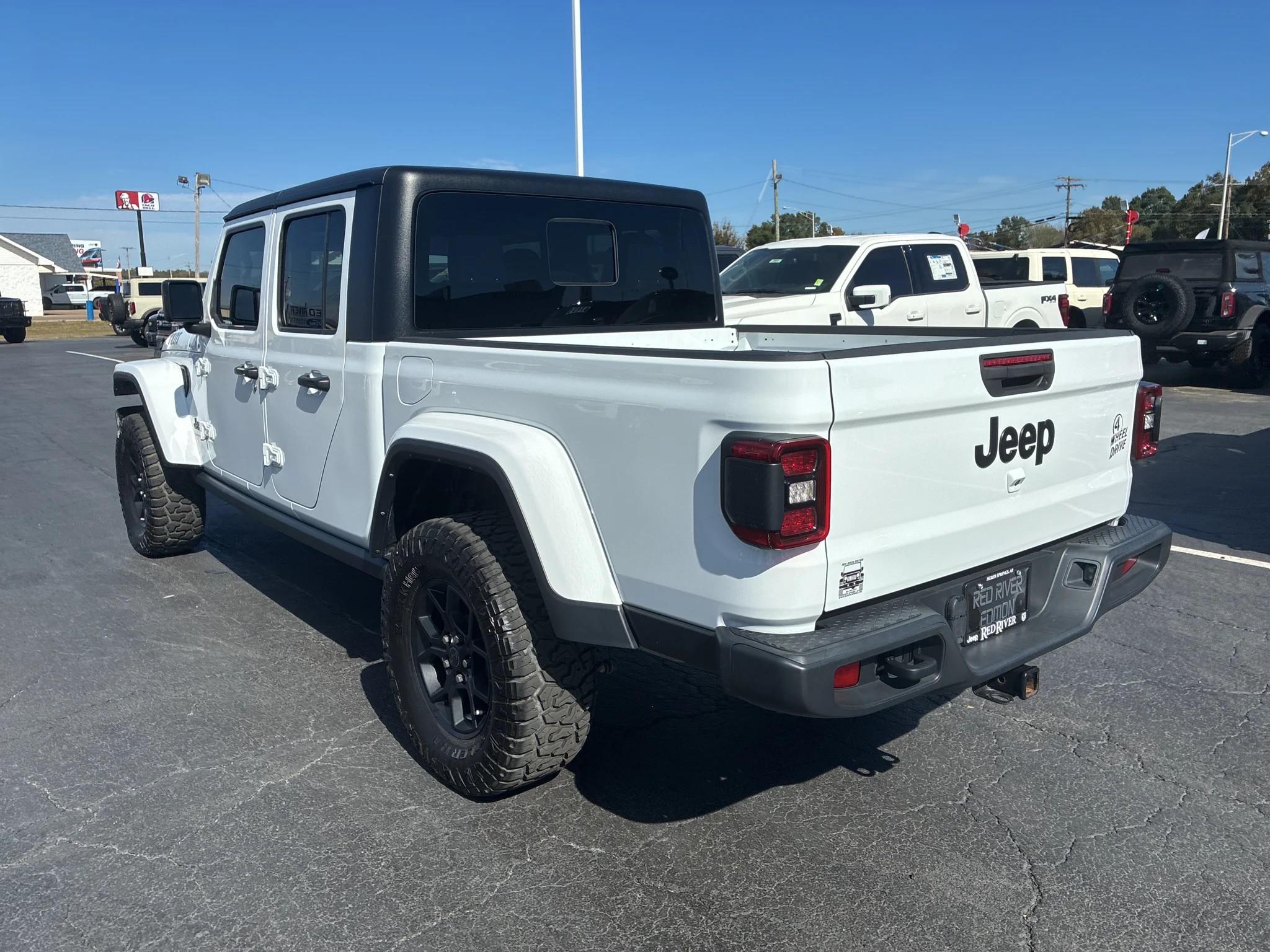 Used 2024 Bright White Clearcoat Jeep Willys image 7