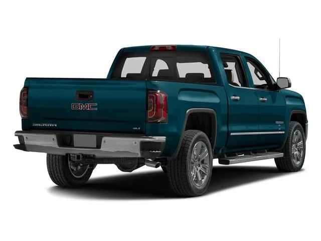 Used 2017 Stone Blue Metallic GMC SLT image 2