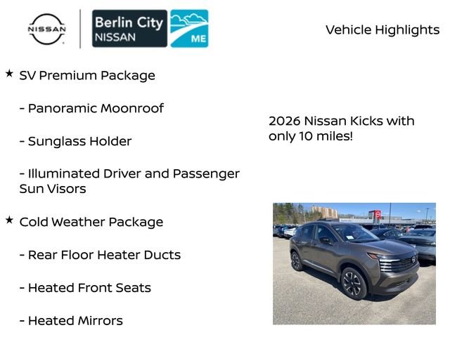 New 2026 Canyon Bronze Metallic Nissan SV image 7