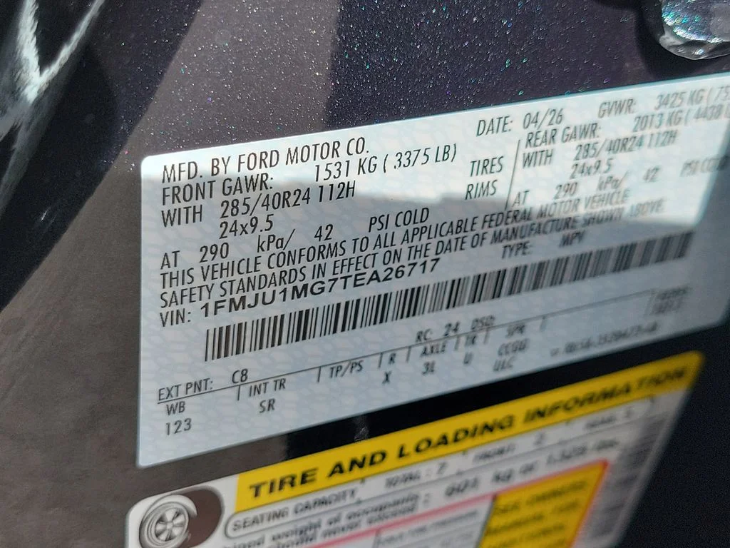 New 2026 Stone Blue Metallic Ford Platinum® image 34
